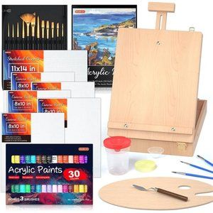 Acrylic Painting Set, Shuttle Art 59 Pack Professional Painting Supplies
